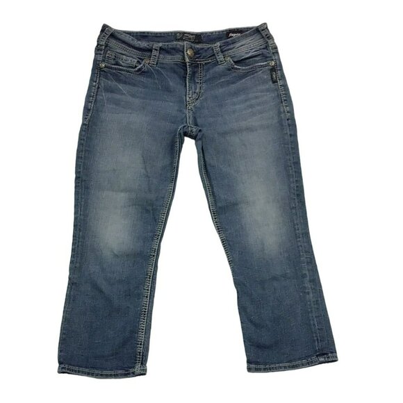 Women’s “Silver” Mid Capri Jeans #1209 - Picture 1 of 11